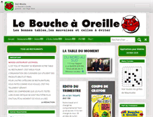 Tablet Screenshot of le-bouche-a-oreille.com